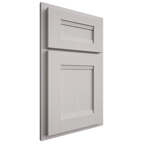 Shiloh Cabinetry Partial Overlay Bristol White Oak Quarter Sawn Cotton Door