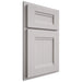 Shiloh Cabinetry Partial Overlay Bristol White Oak Quarter Sawn Cotton Door