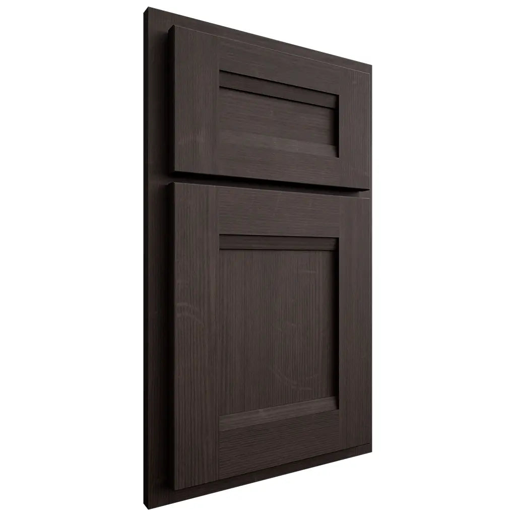 Shiloh Cabinetry Partial Overlay Bristol White Oak Quarter Sawn Morel Door