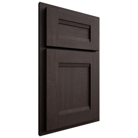 Shiloh Cabinetry Partial Overlay Bristol White Oak Quarter Sawn Morel Door