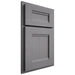 Shiloh Cabinetry Partial Overlay Bristol White Oak Quarter Sawn Sterling Door