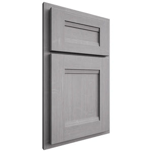 Shiloh Cabinetry Partial Overlay Bristol White Oak Quarter Sawn Stratus Door