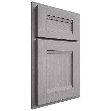 Shiloh Cabinetry Partial Overlay Bristol White Oak Quarter Sawn Stratus Door