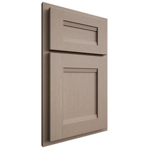 Shiloh Cabinetry Partial Overlay Bristol White Oak Quarter Sawn Whitewash Door