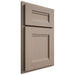 Shiloh Cabinetry Partial Overlay Bristol White Oak Quarter Sawn Whitewash Door