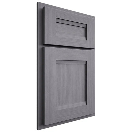 Shiloh Cabinetry Partial Overlay Bristol White Oak Rift Cut Cadet Door