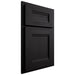 Shiloh Cabinetry Partial Overlay Bristol White Oak Rift Cut Espresso Door