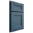 Shiloh Cabinetry Partial Overlay Bristol White Oak Rift Cut Hudson Door