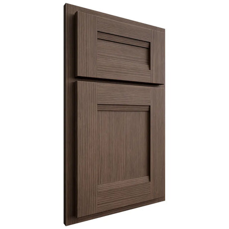 Shiloh Cabinetry Partial Overlay Bristol White Oak Rift Cut Mineral Door