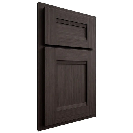 Shiloh Cabinetry Partial Overlay Bristol White Oak Rift Cut Morel Door