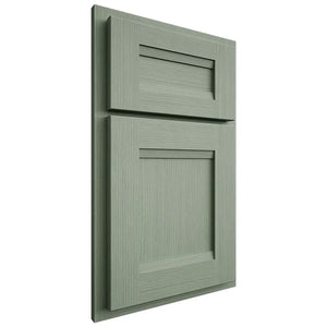 Shiloh Cabinetry Partial Overlay Bristol White Oak Rift Cut Moss Door
