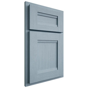 Shiloh Cabinetry Partial Overlay Bristol White Oak Rift Cut Sky Door