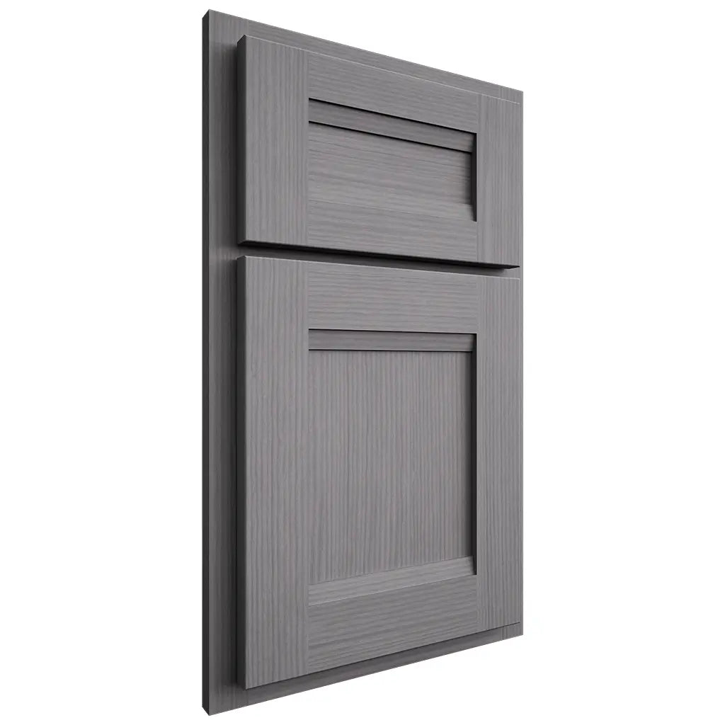 Shiloh Cabinetry Partial Overlay Bristol White Oak Rift Cut Sterling Door