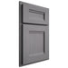 Shiloh Cabinetry Partial Overlay Bristol White Oak Rift Cut Sterling Door
