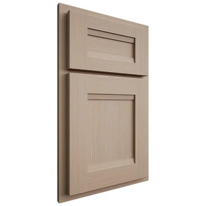 Shiloh Cabinetry Partial Overlay Bristol White Oak Rift Cut Straw Door