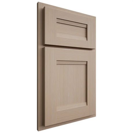 Shiloh Cabinetry Partial Overlay Bristol White Oak Rift Cut Straw Door