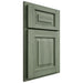 Shiloh Cabinetry Partial Overlay Charleston Hickory Plain Cut Moss Door