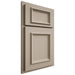 Shiloh Cabinetry Partial Overlay Charleston Maple Plain Cut Pebble Door