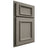 Shiloh Cabinetry Partial Overlay Charleston Maple Plain Cut Thyme Door