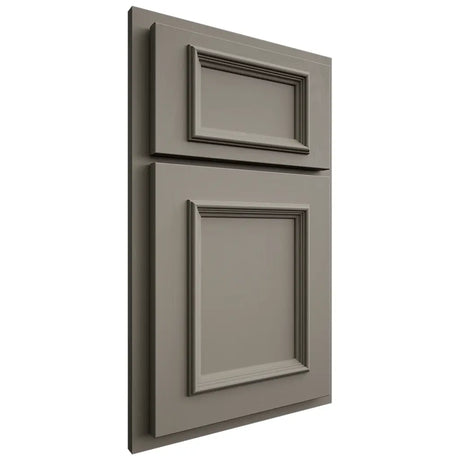 Shiloh Cabinetry Partial Overlay Charleston Maple Plain Cut Thyme Door