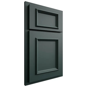 Shiloh Cabinetry Partial Overlay Charleston Paintable Billiard Green Door