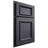 Shiloh Cabinetry Partial Overlay Charleston Paintable Outerspace Door