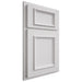 Shiloh Cabinetry Partial Overlay Charleston Paintable Polar Door