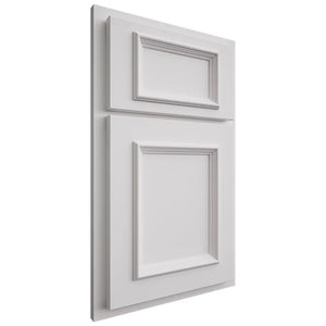 Shiloh Cabinetry Partial Overlay Charleston Paintable Pure White Door