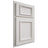 Shiloh Cabinetry Partial Overlay Charleston Paintable Soft White Door