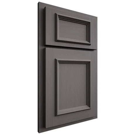 Shiloh Cabinetry Partial Overlay Charleston Walnut Plain Cut Cadet Door
