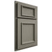 Shiloh Cabinetry Partial Overlay Charleston Walnut Plain Cut Thyme Door