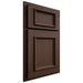 Shiloh Cabinetry Partial Overlay Charleston White Oak Plain Cut Braun Door