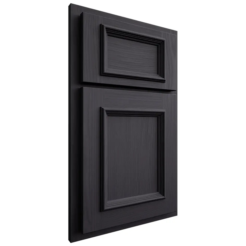 Shiloh Cabinetry Partial Overlay Charleston White Oak Plain Cut Harbor Door