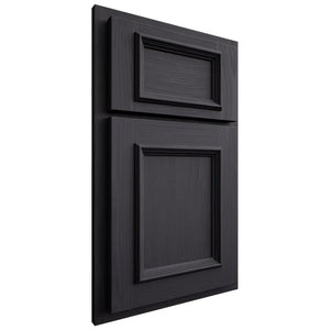 Shiloh Cabinetry Partial Overlay Charleston White Oak Plain Cut Harbor Door