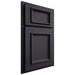Shiloh Cabinetry Partial Overlay Charleston White Oak Plain Cut Harbor Door