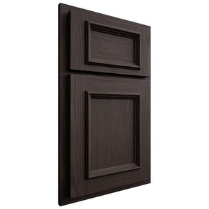 Shiloh Cabinetry Partial Overlay Charleston White Oak Plain Cut Morel Door