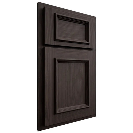 Shiloh Cabinetry Partial Overlay Charleston White Oak Plain Cut Morel Door