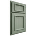 Shiloh Cabinetry Partial Overlay Charleston White Oak Plain Cut Moss Door