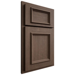 Shiloh Cabinetry Partial Overlay Charleston White Oak Quarter Sawn Mineral Door