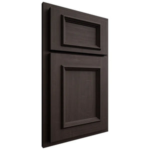 Shiloh Cabinetry Partial Overlay Charleston White Oak Quarter Sawn Morel Door