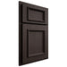 Shiloh Cabinetry Partial Overlay Charleston White Oak Quarter Sawn Morel Door