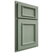 Shiloh Cabinetry Partial Overlay Charleston White Oak Quarter Sawn Moss Door