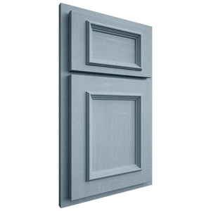 Shiloh Cabinetry Partial Overlay Charleston White Oak Quarter Sawn Sky Door