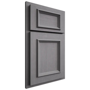 Shiloh Cabinetry Partial Overlay Charleston White Oak Quarter Sawn Sterling Door