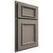 Shiloh Cabinetry Partial Overlay Charleston White Oak Quarter Sawn Thyme Door