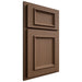 Shiloh Cabinetry Partial Overlay Charleston White Oak Rift Cut Autumn Door