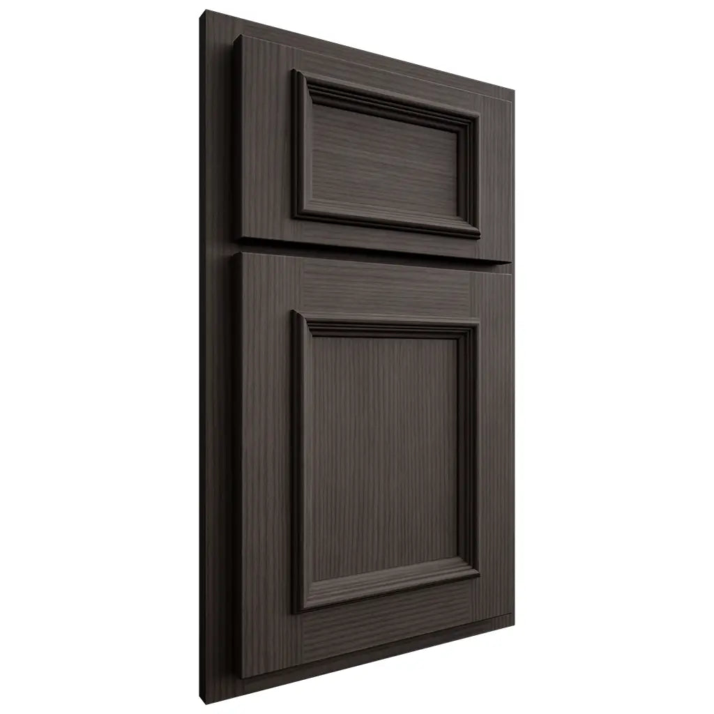 Shiloh Cabinetry Partial Overlay Charleston White Oak Rift Cut Creekside Door