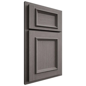 Shiloh Cabinetry Partial Overlay Charleston White Oak Rift Cut Flagstone Door