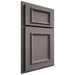 Shiloh Cabinetry Partial Overlay Charleston White Oak Rift Cut Flagstone Door