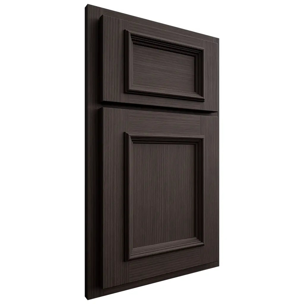 Shiloh Cabinetry Partial Overlay Charleston White Oak Rift Cut Morel Door